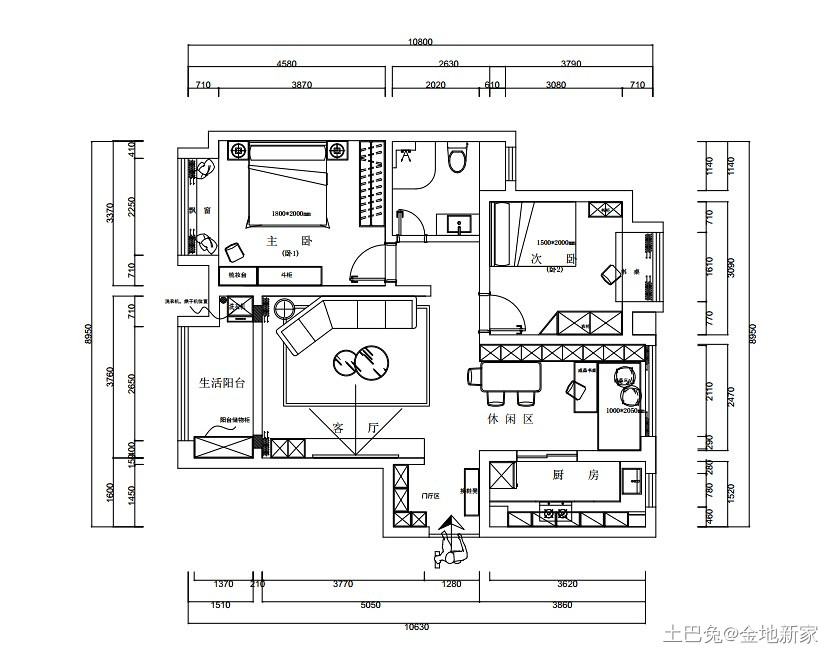 96㎡温暖小窝，夏日粉色打造梦想生活