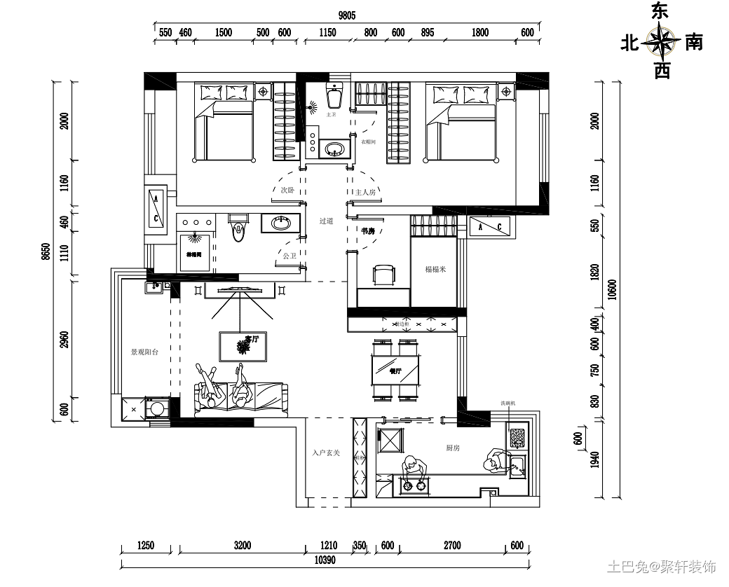 89m²现代温馨小屋—净白的温度