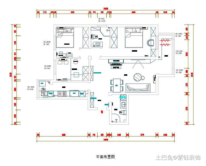 长桥园公寓163m²现代简约