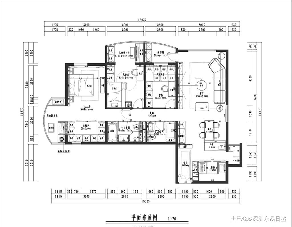 109㎡龙华七里香榭-现代简约