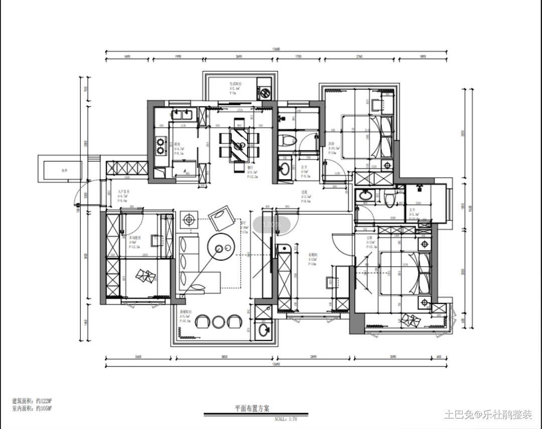 深圳宝安汇智百盛家园122m²