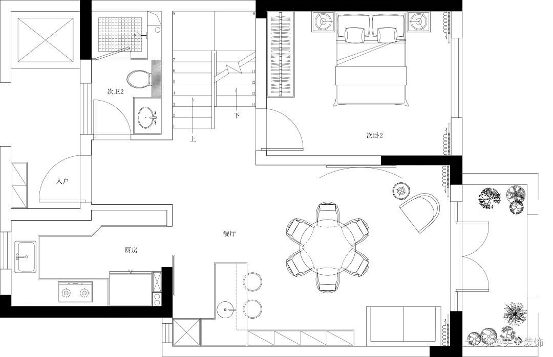 300²轻奢 温馨的三口之家